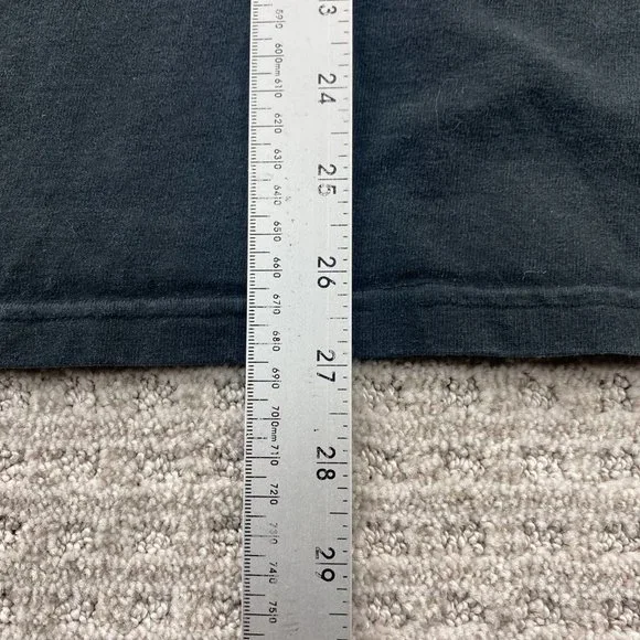 Champion Shirt Men Small S Black Long Sleeve T-Shirt Spell Out Activewear Sports - Picture 8 of 8